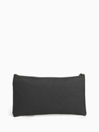 Косметичка-пенал на молнии, плоская, маленькая, однотонная, хаки - Фото 3