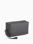 Косметичка дорожная на молнии, маленькая, с ручкой, серая - Фото 2