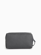 Косметичка дорожная на молнии, маленькая, с ручкой, серая - Фото 3