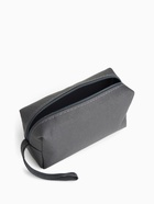 Косметичка дорожная на молнии, маленькая, с ручкой, серая - Фото 2