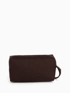 Косметичка дорожная на молнии, с ручкой, цвет коричневый  (артикул 10534205)  большой выбор товаров оптом и в розницу по низким ценам с доставкой