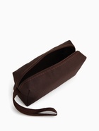 Косметичка дорожная на молнии, с ручкой, цвет коричневый  (артикул 10534205)  большой выбор товаров оптом и в розницу по низким ценам с доставкой