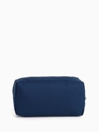 Косметичка дорожная на молнии, объёмная, маленькая, синяя - Фото 2