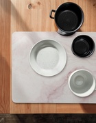 Коврик для дома Доляна «Мрамор», влаговпитывающий, 49×79 см, розовый - Фото 2