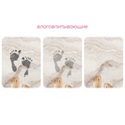 Коврик для дома Доляна «Мрамор», влаговпитывающий, 49×79 см, розовый - Фото 4