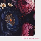 Коврик для дома Доляна Black Flowers, диатомитовый, 40×60 см - Фото 2