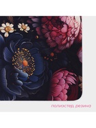 Коврик для дома Доляна Black Flowers, влаговпитывающий, 40×60 см - Фото 4
