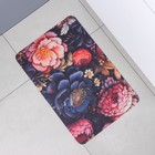 Коврик для дома Доляна Black Flowers, диатомитовый, 40×60 см - Фото 5