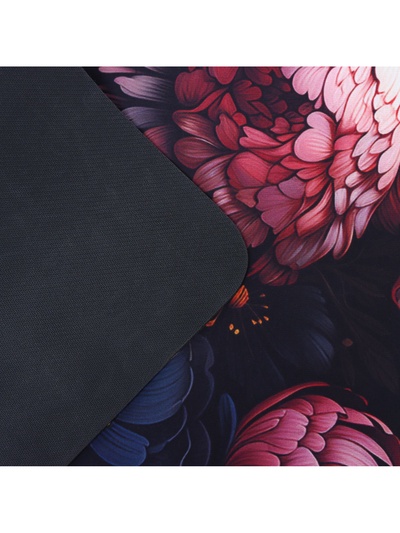 Коврик для дома Доляна Black Flowers, влаговпитывающий, 40×60 см