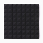 Панель шумопоглощающая – поролон акустический, самоклеящийся, пирамида, 500×500×50 мм, цвет чёрный - Фото 4