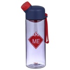 Бутылка для воды, 550 мл, 22.5×6.7 см, сито, фиолетовая - Фото 1