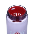 Бутылка для воды, 550 мл, 22.5×6.7 см, сито, фиолетовая - Фото 3