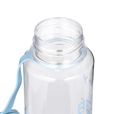 Бутылка для воды, 800 мл, 22×10.5 см, с ситом, синяя
