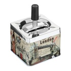 Пепельница для дома бездымная «Лондон», для сигарет и стиков, 9×11.5 см - фото 27435448