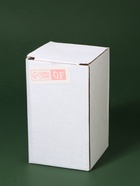 Органайзер для хранения ватных палочек «BAMBOO», с крышкой, d=6.5×10 см, прозрачный, коричневый - Фото 6