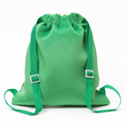 Сумка детская «Пиксели», 35×30 см, зелёная - Фото 5