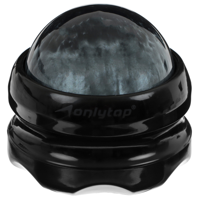 Роликовый массажёр ONLYTOP, цвет чёрный - Фото 1