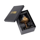 Бокал для коньяка "Лев", 550 мл, золото, подарочная коробка - Фото 5