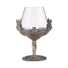 Бокал для коньяка "Лев", 550 мл, бронза, подарочная коробка - Фото 4