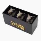 Рюмки для водки «Кобра», набор на 3 персоны, стопка 50 мл, бронза - Фото 5