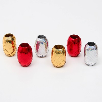 Лента упаковочная голография, МИКС 0.5 см × 10 м