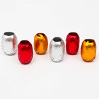 Лента упаковочная матовый металлик, МИКС, 0.5 см × 10 м - Фото 1