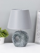 Лампа настольная «Инес» 1×40 Вт Е14 серый 20×20×30 см - Фото 1