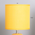 Лампа настольная «Иона» 1×40 Вт Е14 коричневый 13×13×25 см - Фото 3