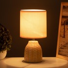 Лампа настольная «Квиллен» 1×40 Вт Е14 бежевый 13×13×25 см - Фото 2