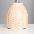 Лампа настольная «Квиллен» 1×40 Вт Е14 бежевый 13×13×25 см - Фото 4