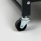 Стеллаж складной на колесах, 2 полки, 71.5×34×55, цвет чёрный матовый - Фото 6