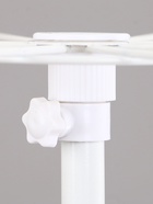 Вертушка, 5 ярусов по 10 крючков, 44×44×165 см, белая - Фото 4