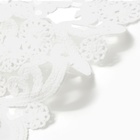 Дорожка на стол Этель ажурная, белая, 40×90 см, 100%п/э - Фото 7