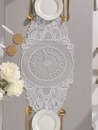 Дорожка на стол Этель ажурная, белая, 40×90 см, 100%п/э - Фото 2