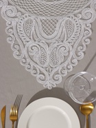 Дорожка на стол Этель ажурная, белая, 40×90 см, 100%п/э - Фото 4