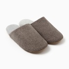 Тапочки мужские, ECO размер 42-43, цвет коричневый - фото 25434470