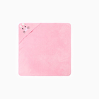 Полотенце - уголок LoveLife «Зайчик», 80×80 см, микрофибра, розовое - Фото 2