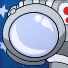 Полотенце-пончо детское LoveLife «Космонавт» 60×120 см, 100% пэ, 230 г/м² - Фото 4