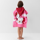 Полотенце - пончо детское LoveLife «Пони», 60×120 см, розовое - Фото 3