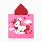 Полотенце - пончо детское LoveLife «Пони», 60×120 см, розовое - Фото 10