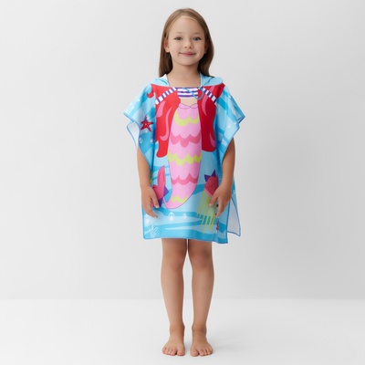 Полотенце - пончо детское LoveLife «Русалочка», 60×120 см