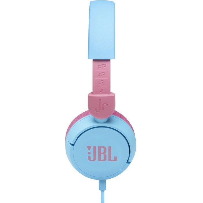 Гарнитура накладные JBL JR310 1м голубой/розовый проводные оголовье (JBLJR310BLU) - фото 51627872