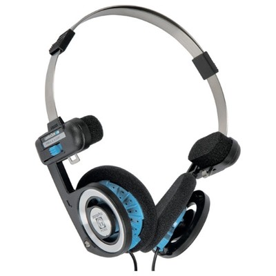 Наушники накладные Koss Porta Pro Classic, проводные, оголовье, провод 1.2 м, чёрные