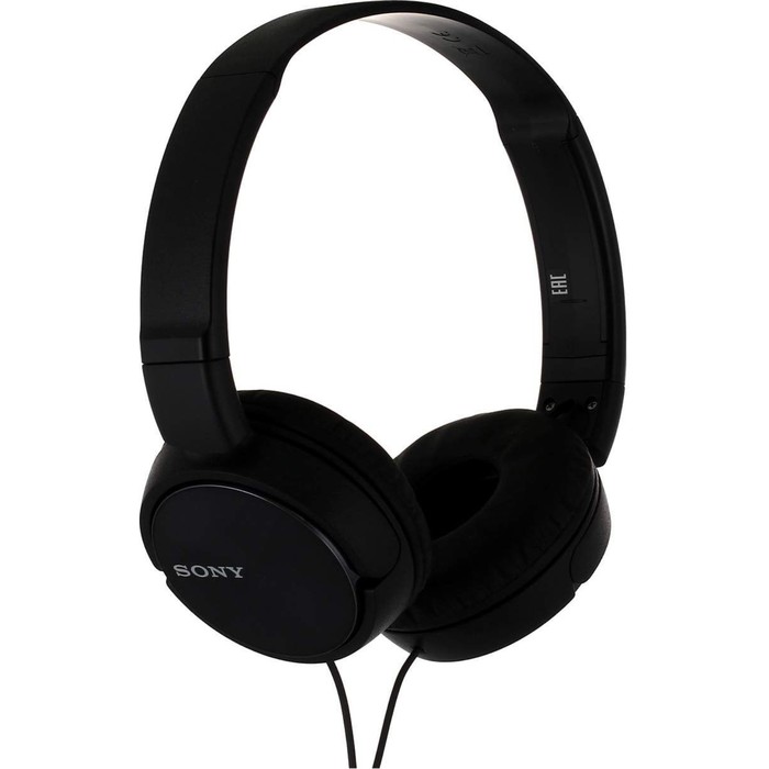 Гарнитура накладные Sony MDR-ZX310AP 1.2м черный проводные оголовье - фото 51628161