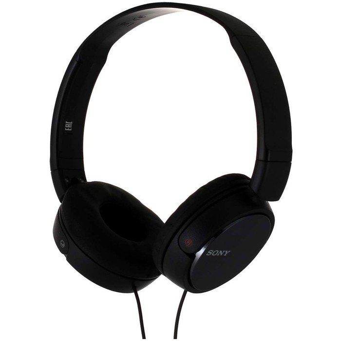 Гарнитура накладные Sony MDR-ZX310AP 1.2м черный проводные оголовье - фото 51628163