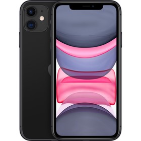 Смартфон Apple A2221 iPhone 11 128Gb 4Gb черный моноблок 3G 4G 1Sim 6.1" 828x1792 iOS 15 12Mpix 802.