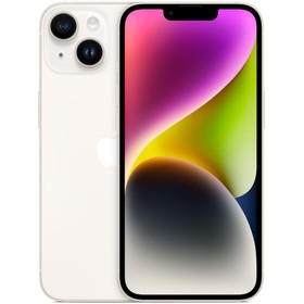 Смартфон Apple A2884 iPhone 14 128Gb 6Gb сияющая звезда моноблок 3G 4G 2Sim 6.1" 1170x2532 iOS 15 12