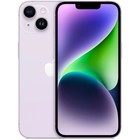 Смартфон Apple A2884 iPhone 14 128Gb 6Gb фиолетовый моноблок 3G 4G 2Sim 6.1" 1170x2532 iOS 17 12Mpix - Фото 1