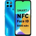 Смартфон Infinix X6511 Smart 6 32Gb 2Gb бирюзовый моноблок 3G 4G 2Sim 6.6" 720x1600 Android 11 Go ed - фото 51644425 Смартфон Infinix X6511 Smart 6 32Gb 2Gb бирюзовый моноблок 3G 4G 2Sim 6.6" 720x1600 Android 11 Go ed - фото 51644425
