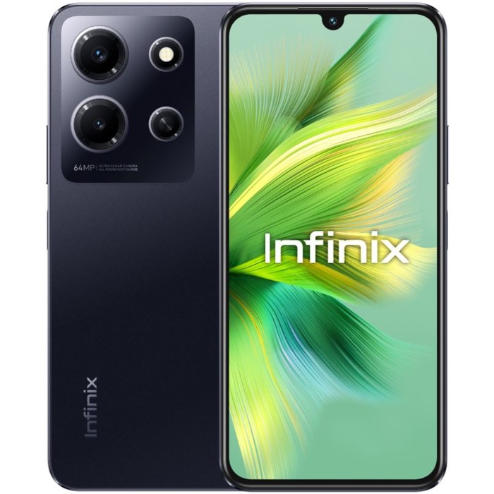 Смартфон Infinix X6716 Note 30i 128Gb 8Gb черный моноблок 3G 4G 2Sim 6.66" 1080x2400 Android 13 64Mp - фото 51628492